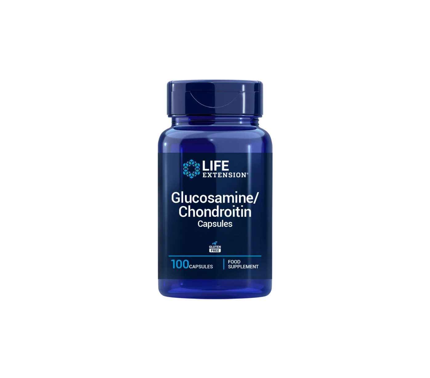 Life Extension Glucosamine/Chondroitin, 100 capsules, glutenfree, high-quality nutrition for healthy joints & cartilage
